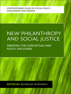 cover image of New Philanthropy and Social Justice